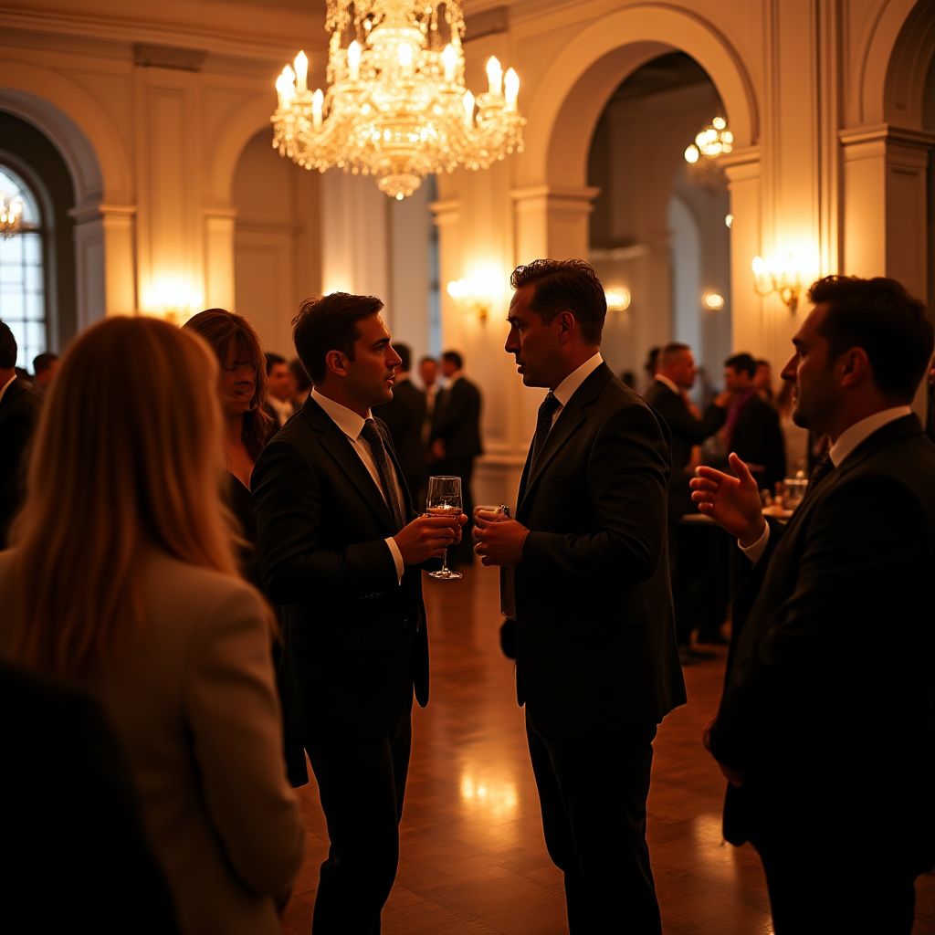 Networking entre profesionales financieros